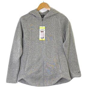 Eddie Bauer Women's size Small Radiator 2.0 Fleece Jacket Full Zip Front Gray